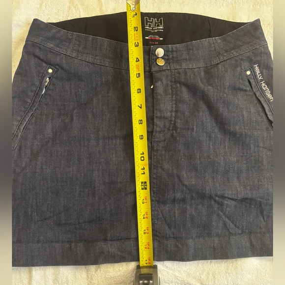 HELLY HANSEN SIZE LARGE DENIM MINI SKIRT - Picture 3 of 10